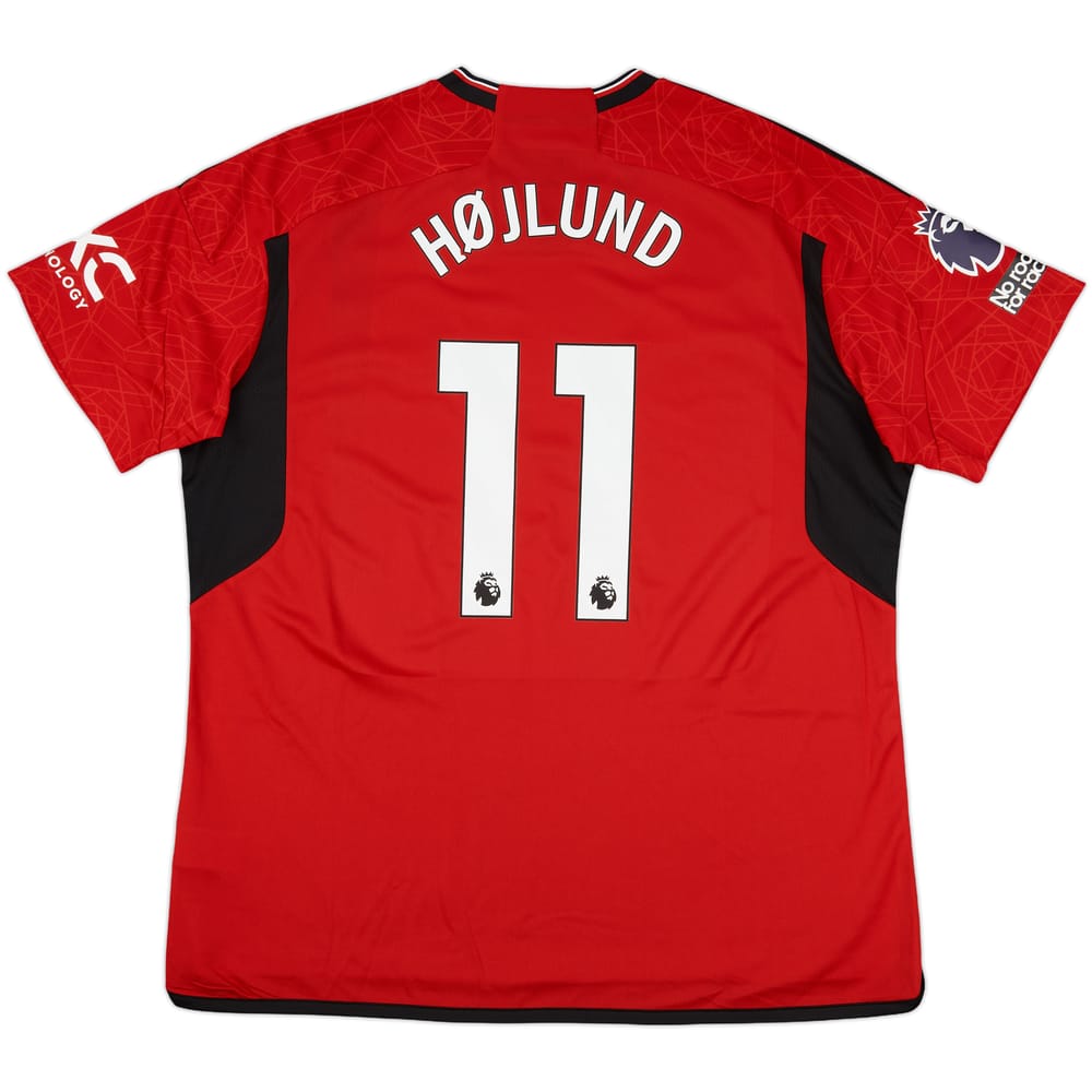 2023-24 Manchester United Home Shirt Højlund #11 (XXL)