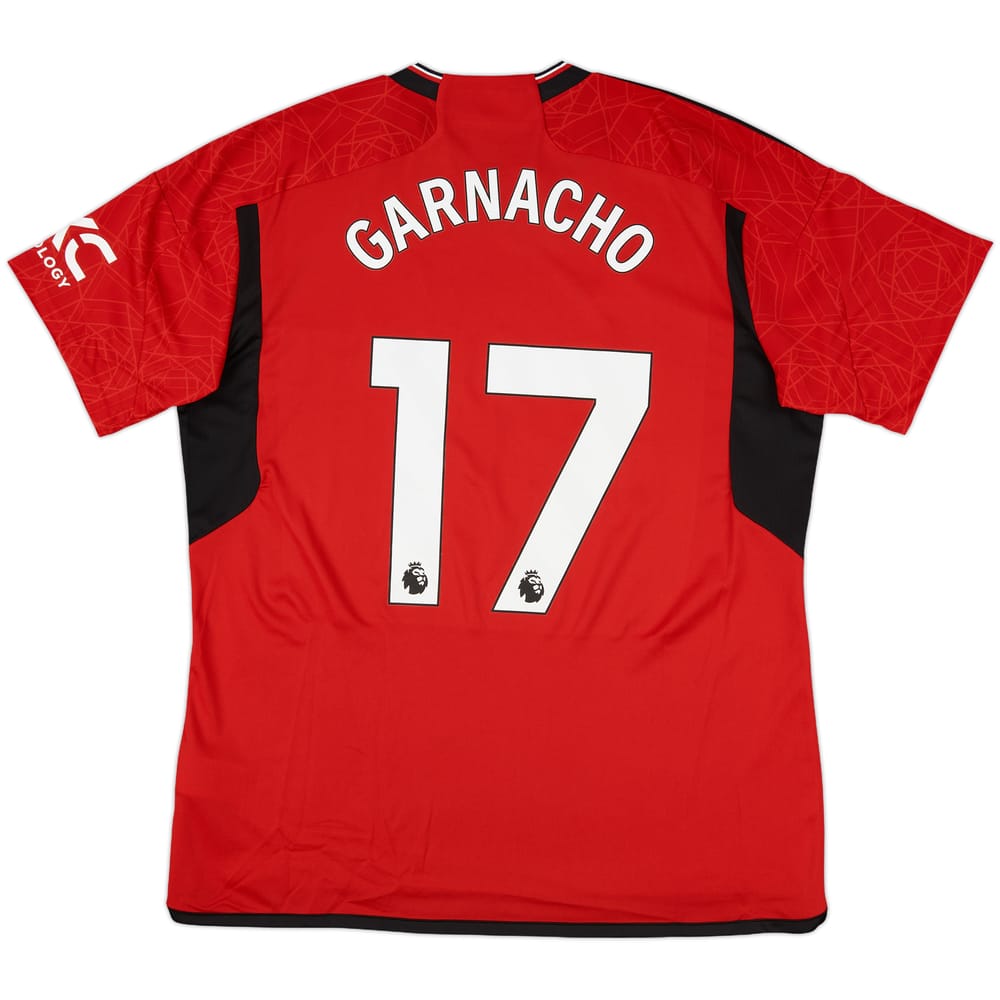 2023-24 Manchester United Home Shirt Garnacho #17 (XL)