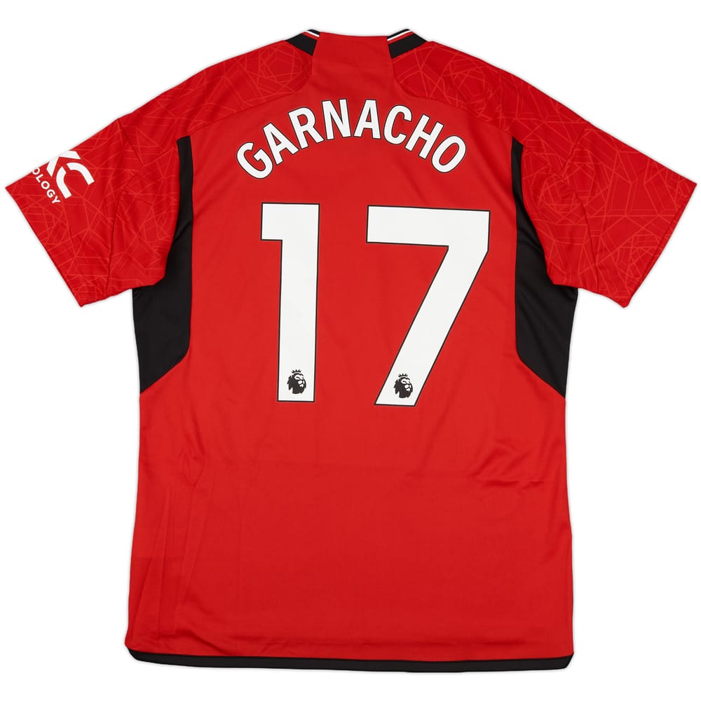 2023-24 Manchester United Home Shirt Garnacho #17 (L)