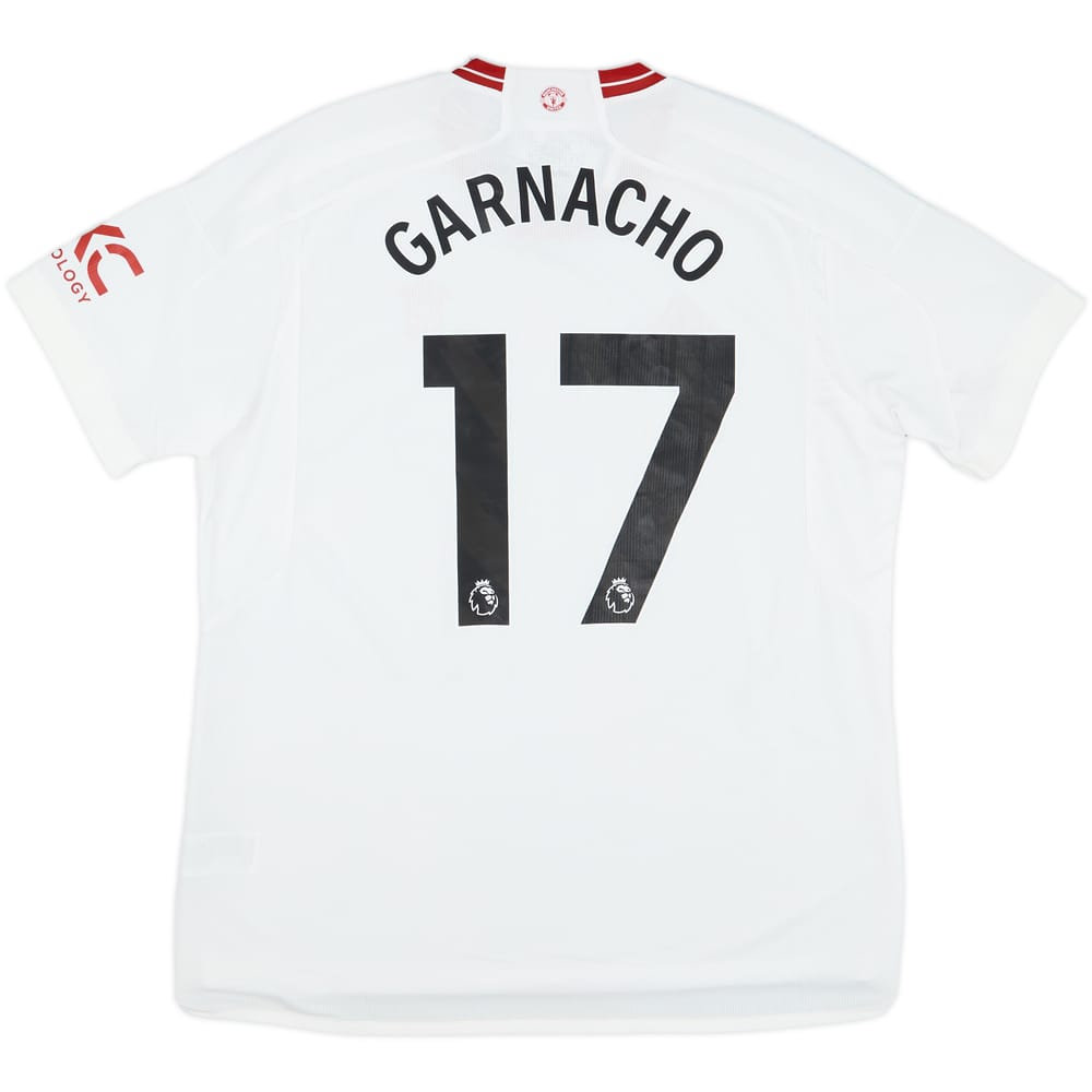 2023-24 Manchester United Third Shirt Garnacho #17 (XL)