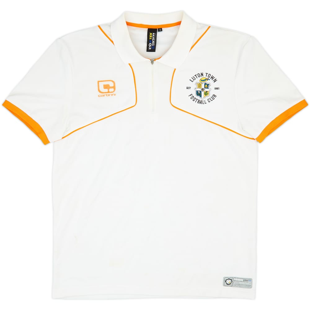 2010-11 Luton Cabrini 1/4 Zip Polo Shirt - 7/10 - (S)