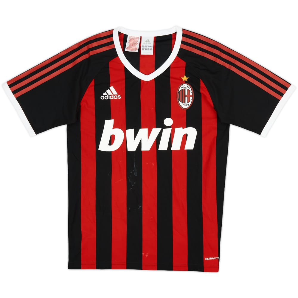 2009-10 AC Milan Home Shirt - 5/10 - (XL.Boys)