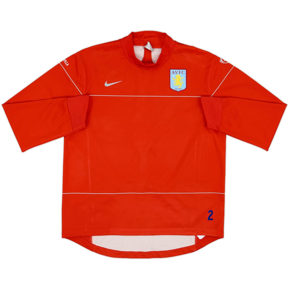 2008-09 Aston Villa Player Issue Nike Sweat Top #2 - 8/10 - (L)