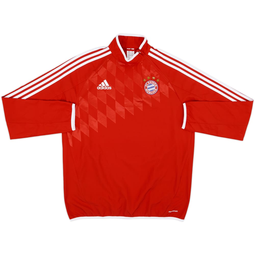 2013-14 Bayern Munich adidas 1/4 Zip Drill Top - 10/10 - (M/L)