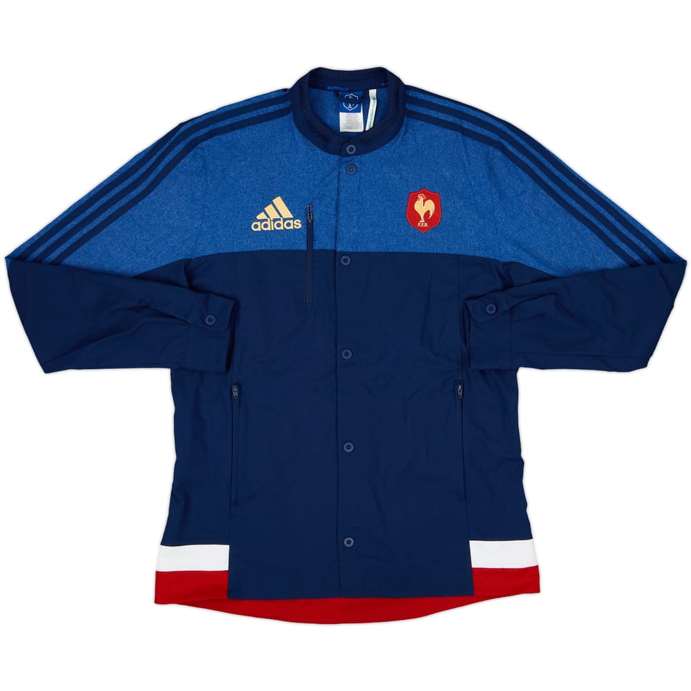 2014-15 France Rugby adidas Anthem Jacket - 9/10 - (M)