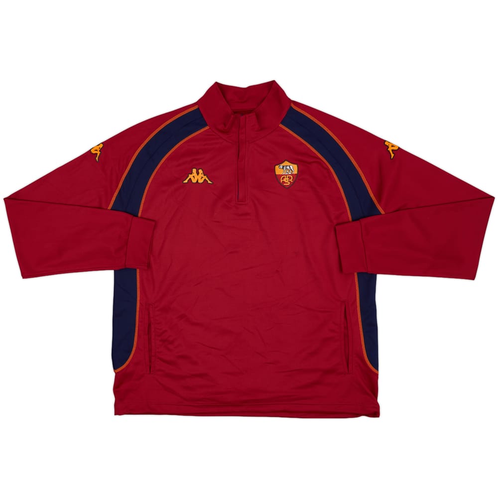 2002-03 Roma Kappa 1/4 Zip Drill Top - 8/10 - (XXL)