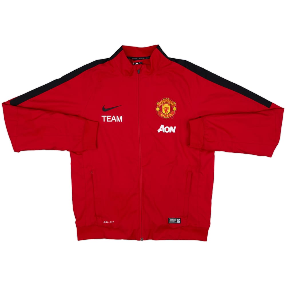 2014-15 Manchester United Nike Staff Issue Track Jacket Team - 9/10 - (M)