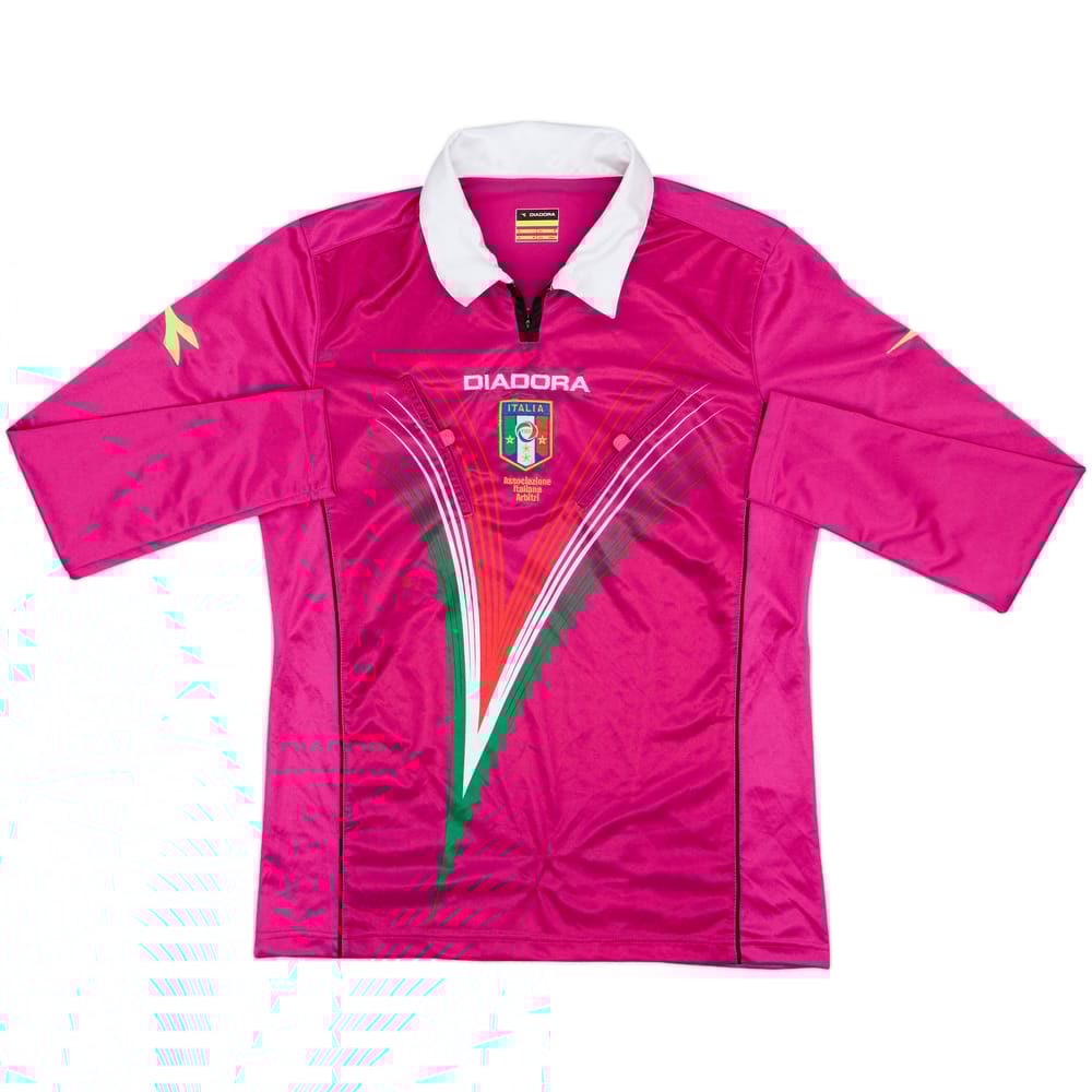 2012-13 Italy Diadora Referee L/S Shirt - 5/10 - (M)