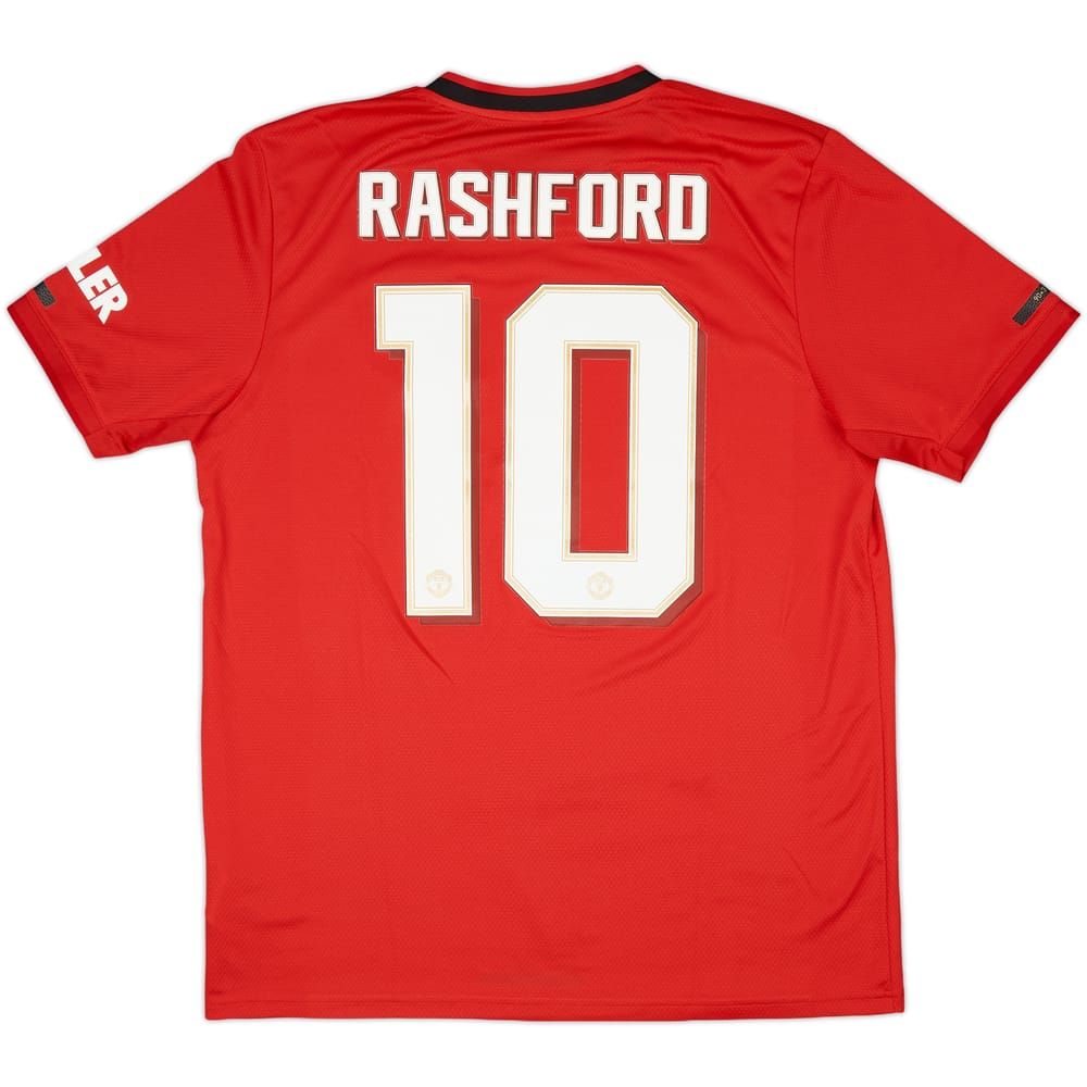 2019-20 Manchester United Home Shirt Rashford #10 - 8/10 - (L)