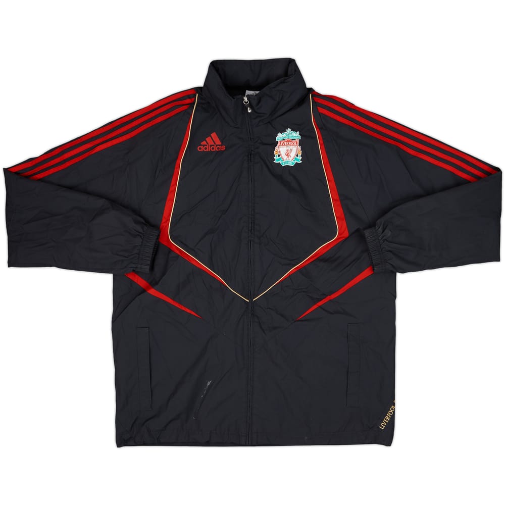 2009-10 Liverpool adidas Hooded Rain Jacket - 6/10 - (M)