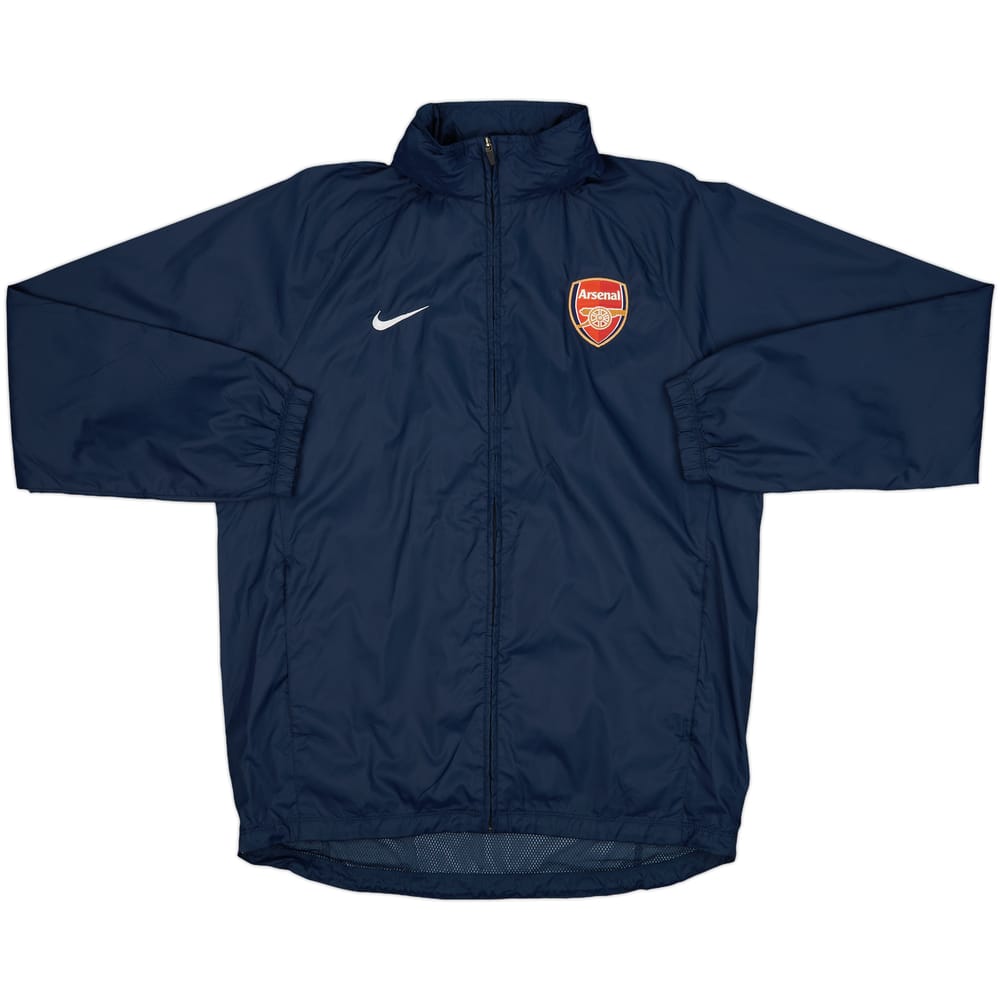 2013-14 Nike Template Hooded Rain Jacket (Arsenal) - 10/10 - (M)