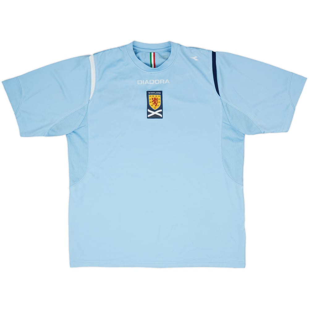 2007-08 Scotland Diadora Training Shirt - 7/10 - (L)