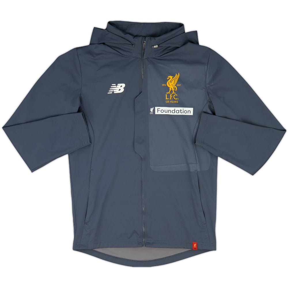2017-18 Liverpool Foundation New Balance Hooded Track Jacket - 8/10 - (S)