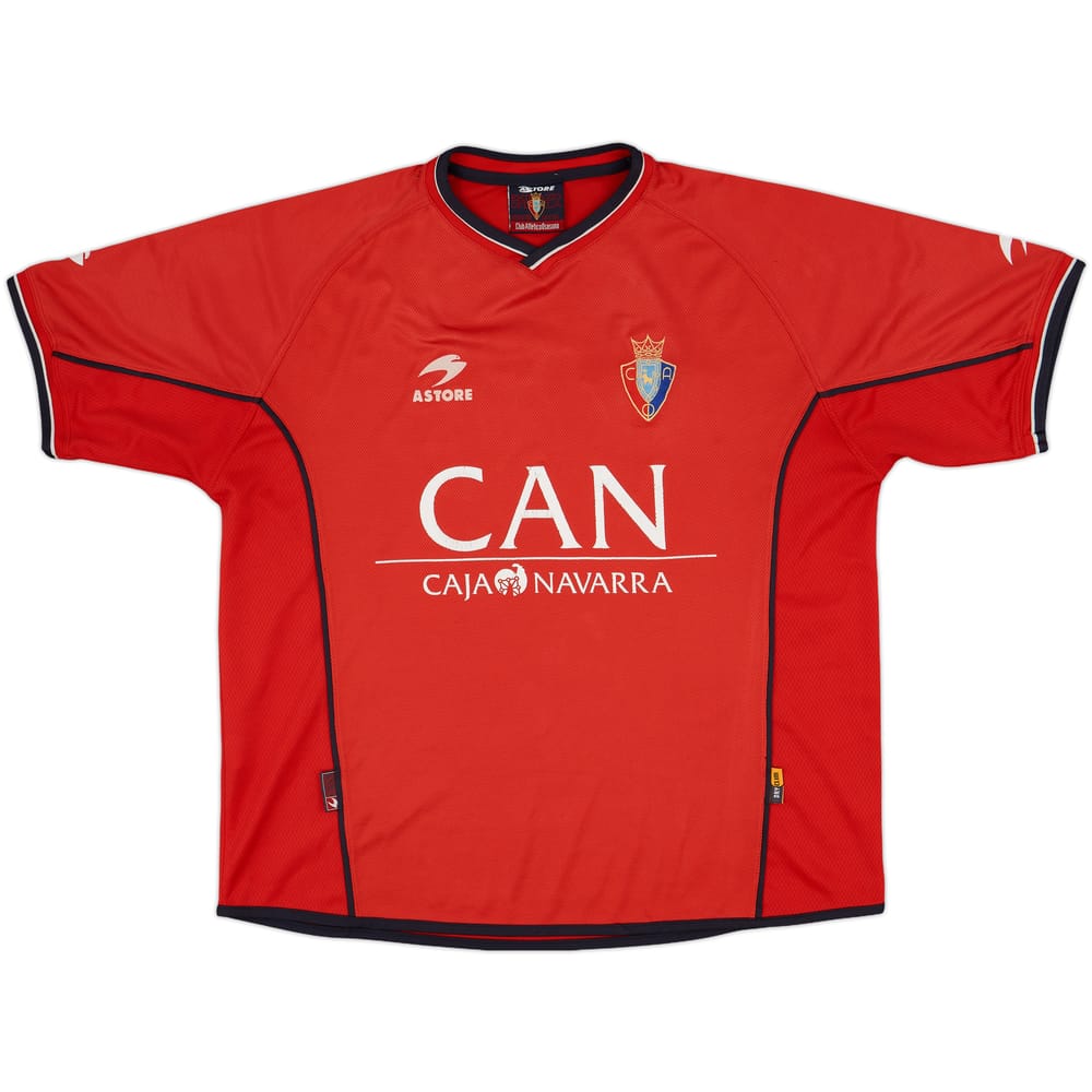 2002-03 Osasuna Home Shirt - 5/10 - (XL)