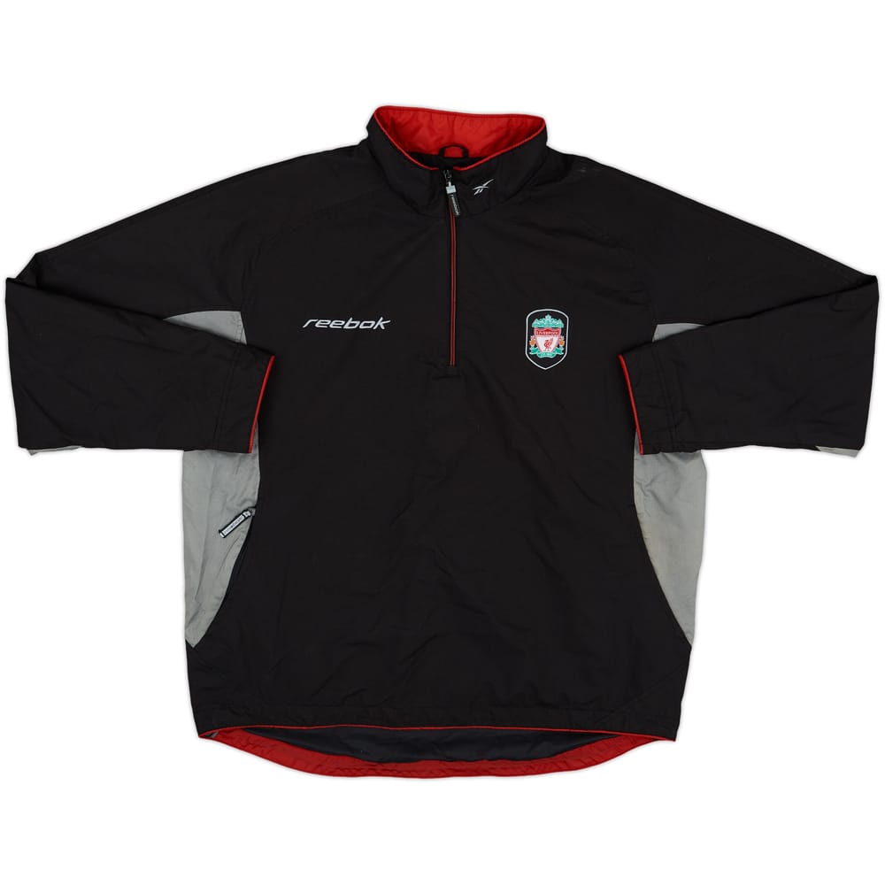 2002-03 Liverpool Reebok 1/4 Zip Training Top - 6/10 - (L)