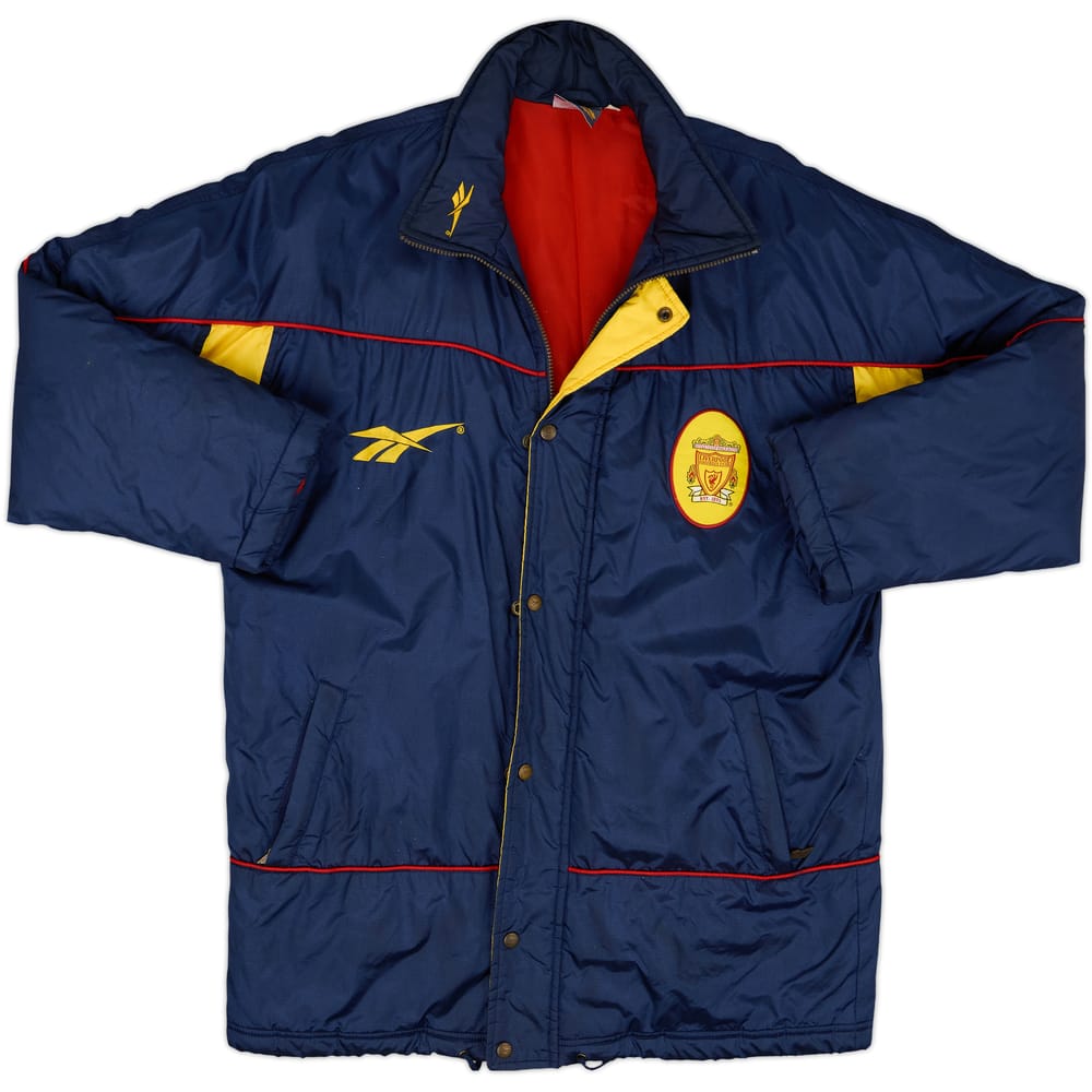 1997-98 Liverpool Reebok Padded Bench Coat - 4/10 - (L)