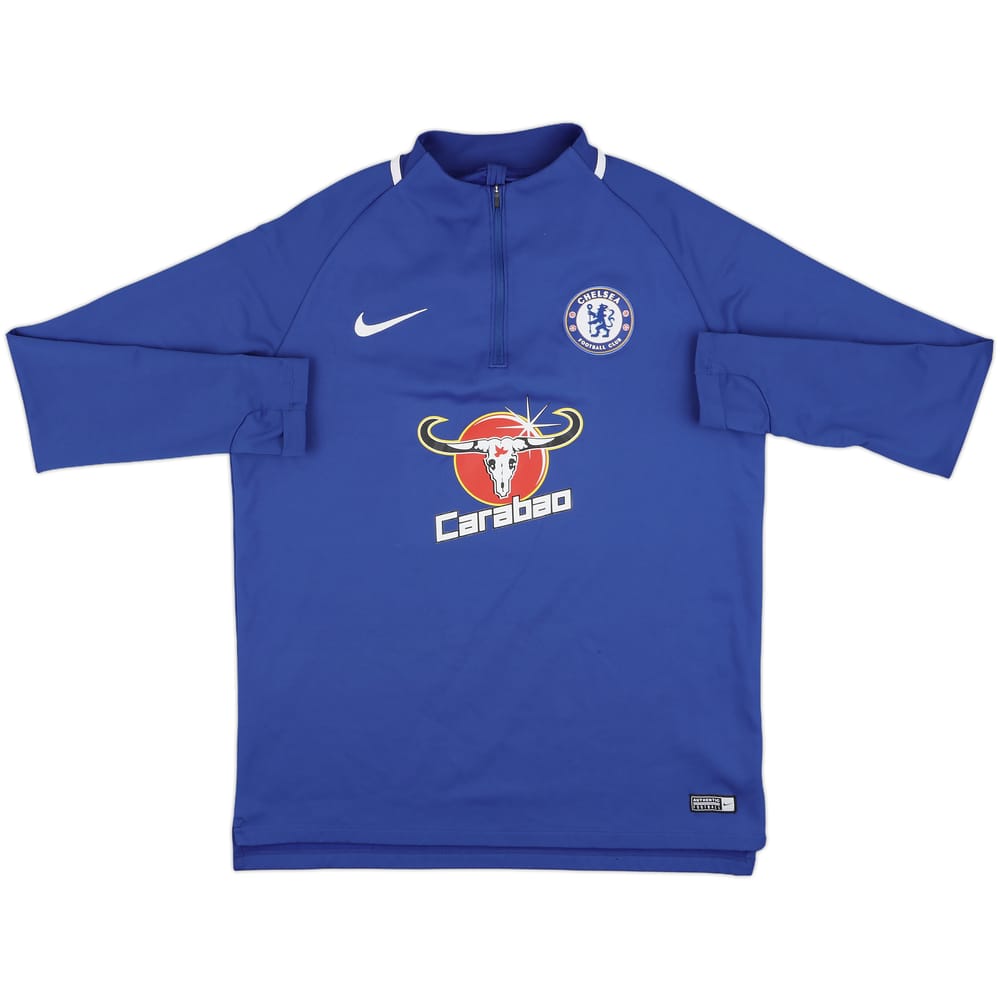 2017-18 Chelsea Nike 1/4 Zip Training Top - 8/10 - (L)