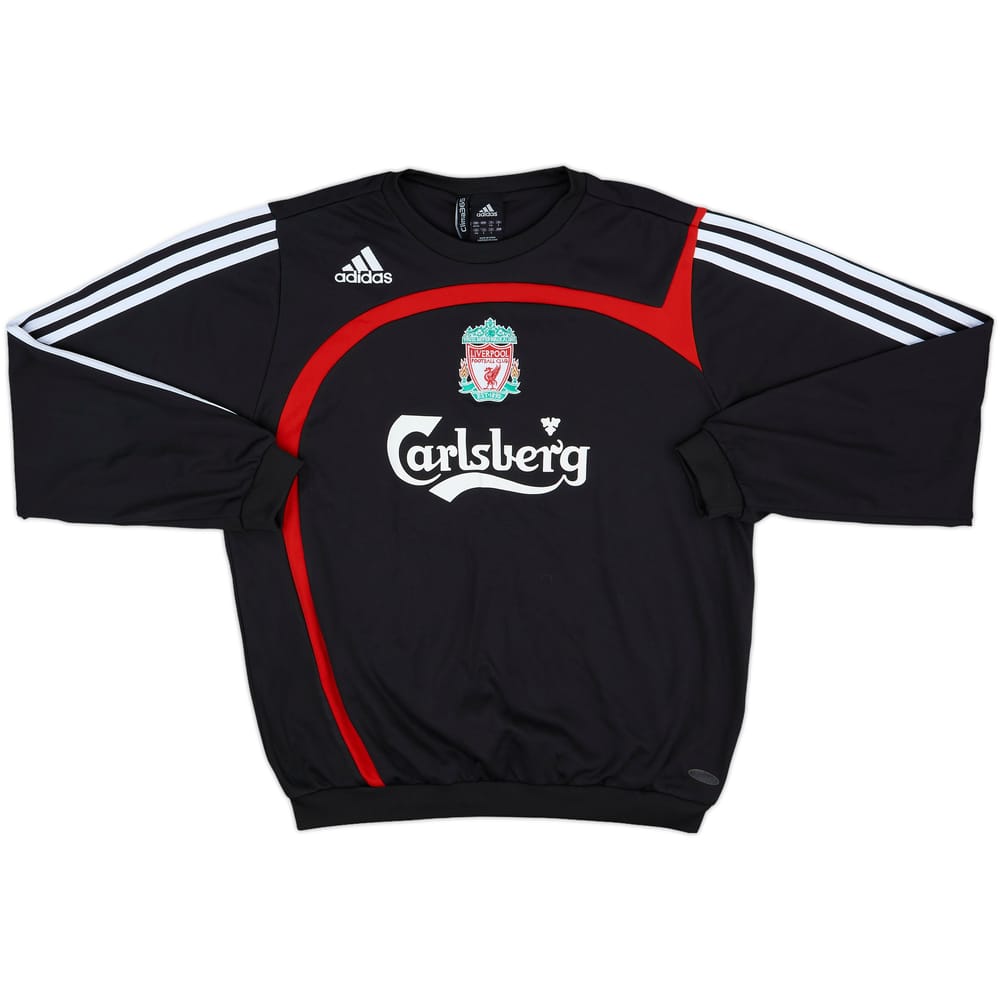 2007-08 Liverpool adidas Sweat Top - 8/10 - (M)