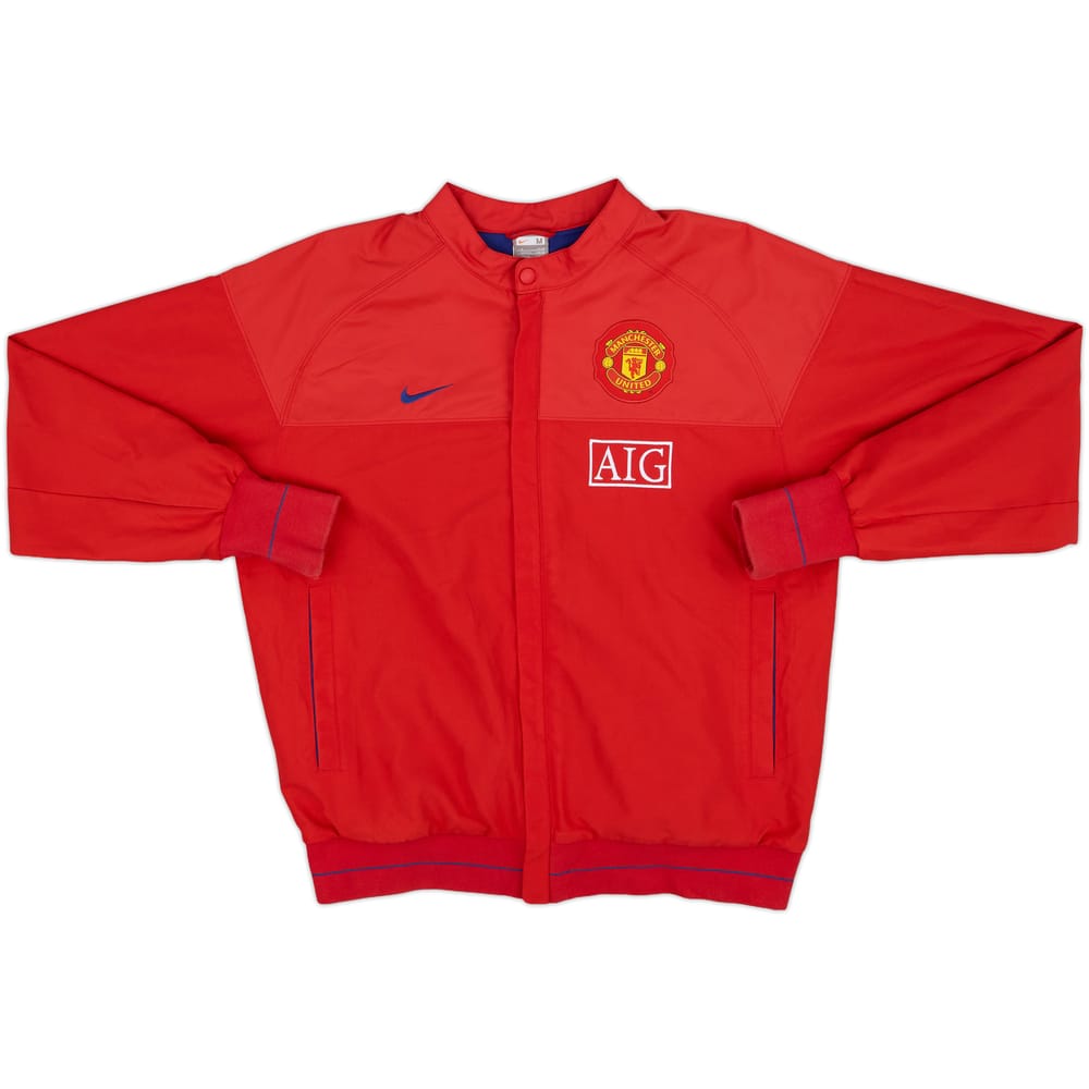2008-09 Manchester United Nike Track Jacket - 9/10 - (M)