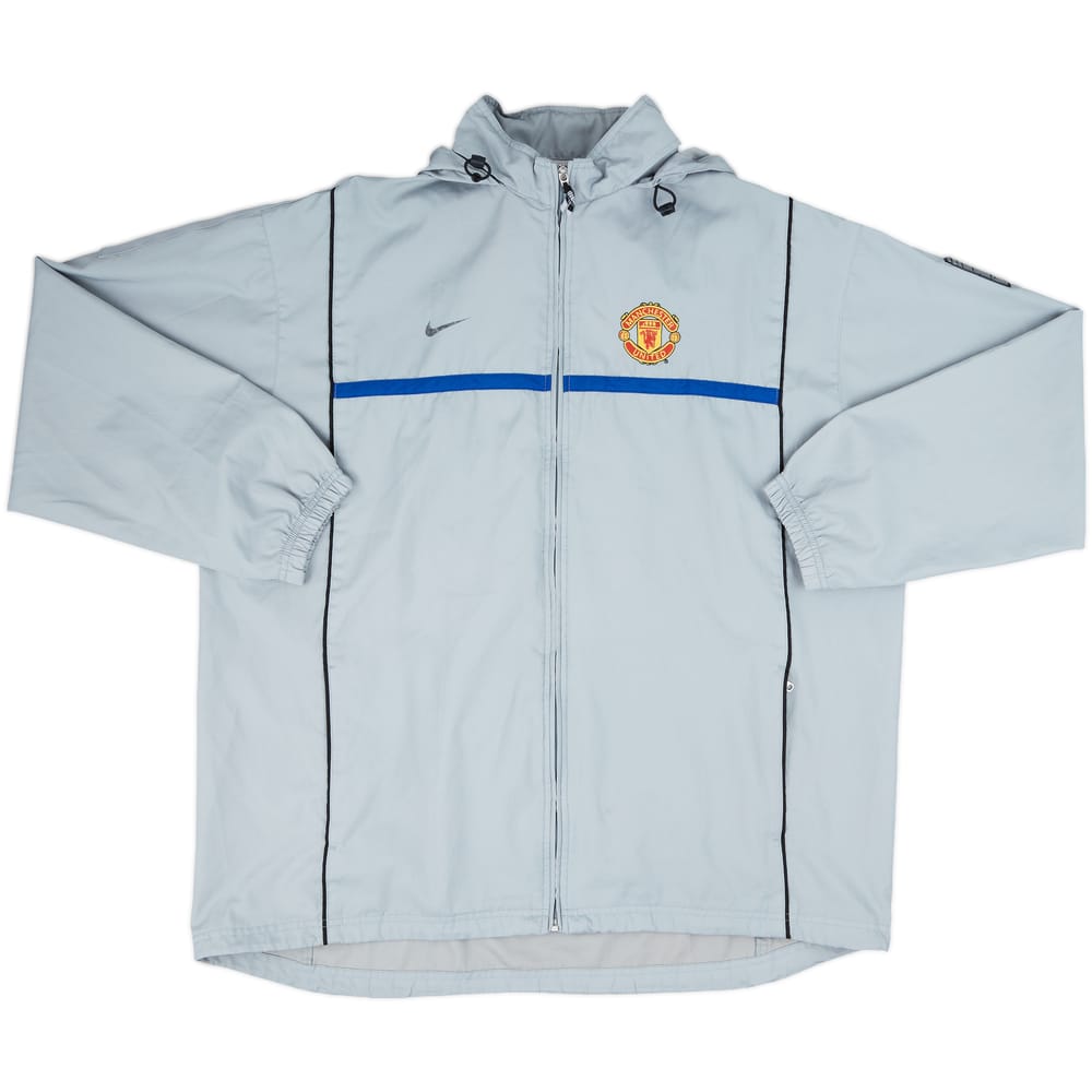 2002-03 Manchester United Nike Hooded Track Jacket - 6/10 - (XXL)