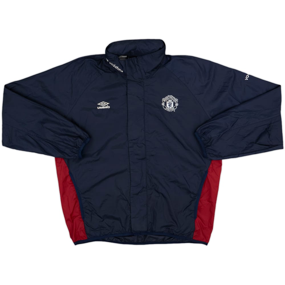 2000-01 Manchester United Umbro Hooded Rain Jacket - 8/10 - (Y)