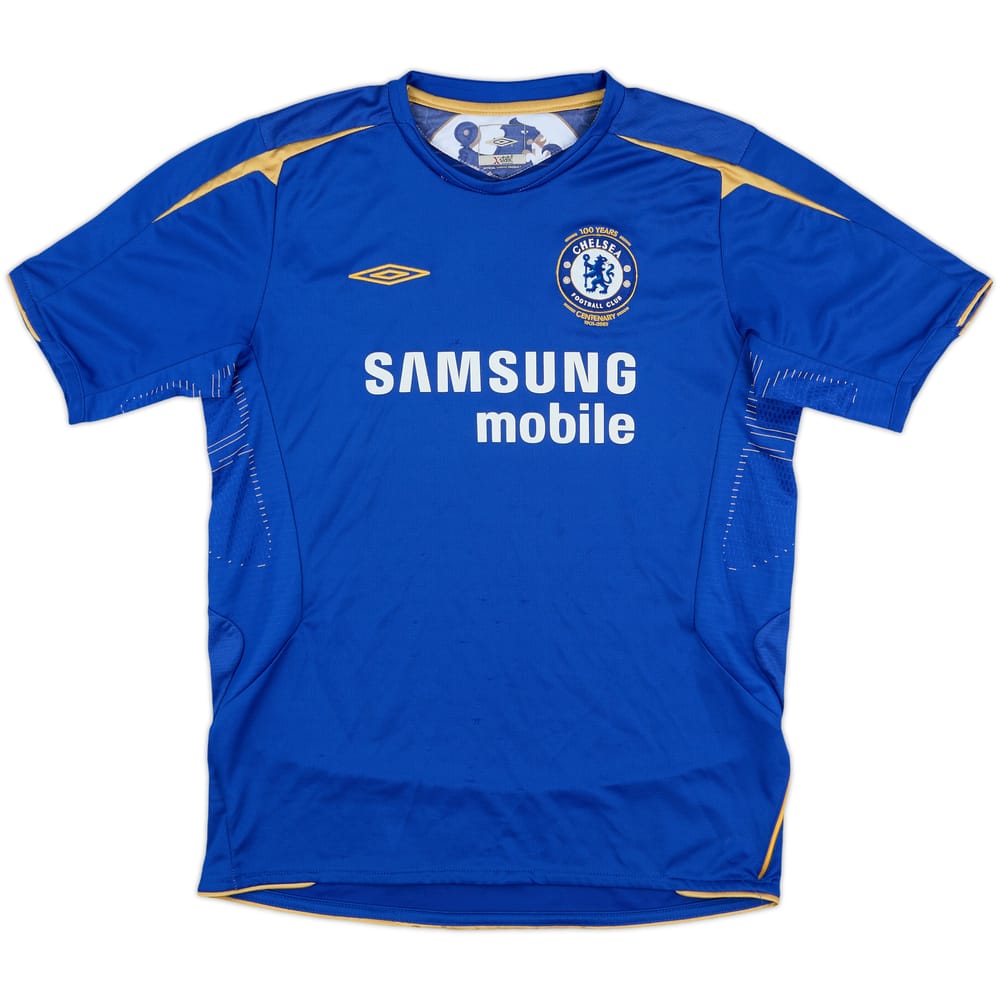 2005-06 Chelsea Centenary Home Shirt - 7/10 - (XL.Boys)
