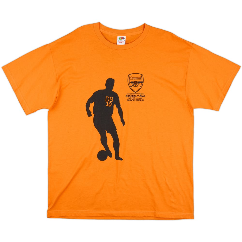 2006 Arsenal 'Dennis Bergkamp Testimonial' Cotton Tee Bergkamp #10 - 10/10 - (XL)