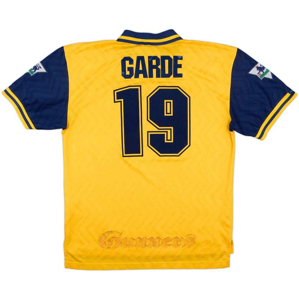 1996-97 Arsenal Away Shirt Garde #19 - 7/10 - (XL)