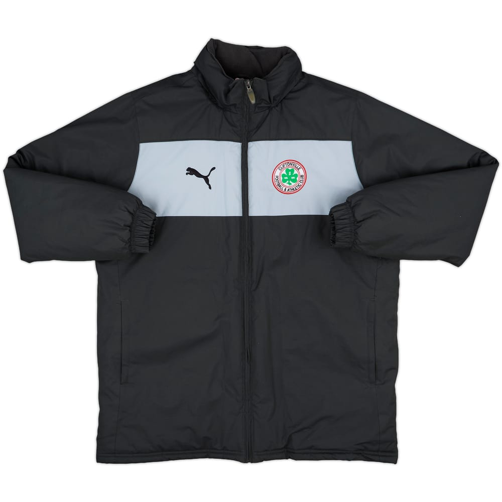2014-15 Cliftonville Puma Padded Bench Coat - 9/10 - (M)