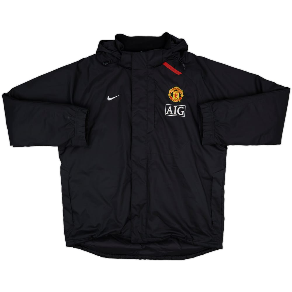 2007-08 Manchester United Nike Padded Bench Coat - 7/10 - (L)
