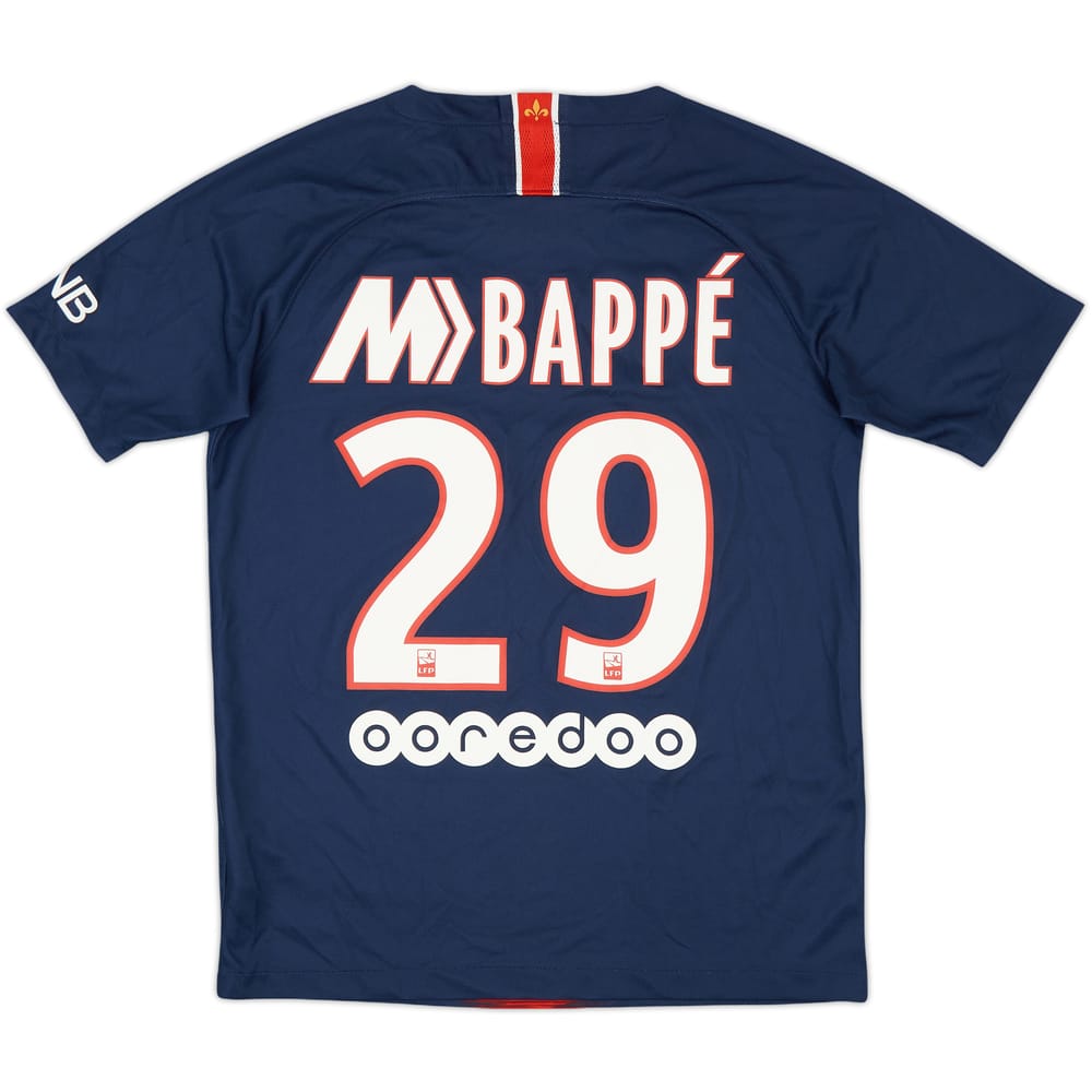 2018-19 Paris Saint-Germain Home Shirt Mbappe #29 - 9/10 - (XL.Boys)