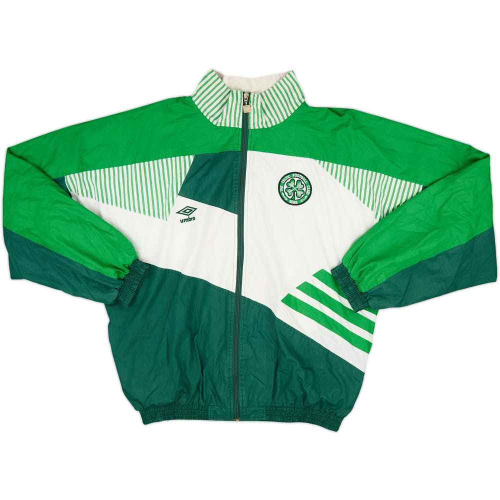 1991-92 Celtic Umbro Track Jacket - 7/10 - (XL)