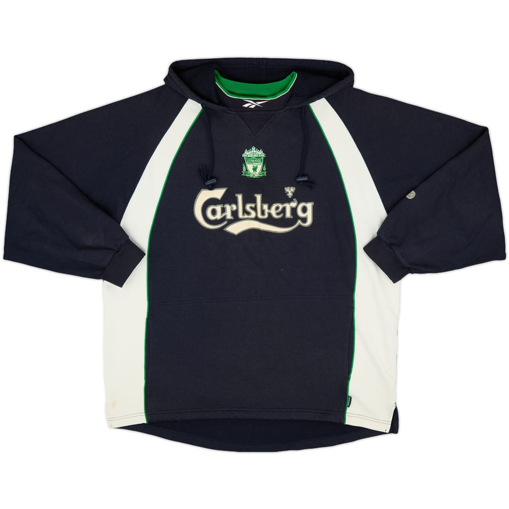 2002-03 Liverpool Reebok Hooded Top - 6/10 - (L)