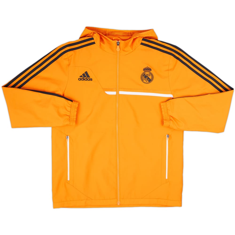 2013-14 Real Madrid adidas Hooded Track Jacket - 8/10 - (M)