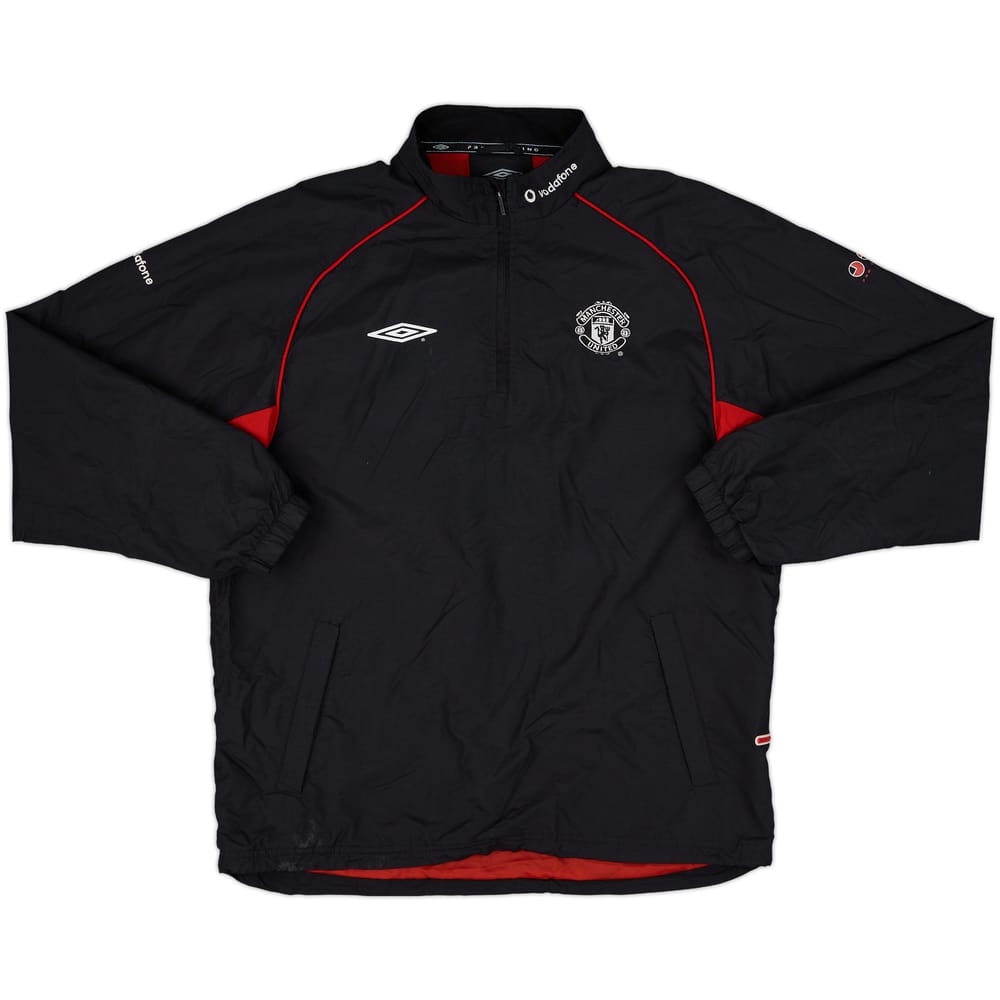 2000-01 Manchester United Umbro 1/4 Zip Track Jacket - 6/10 - (M)