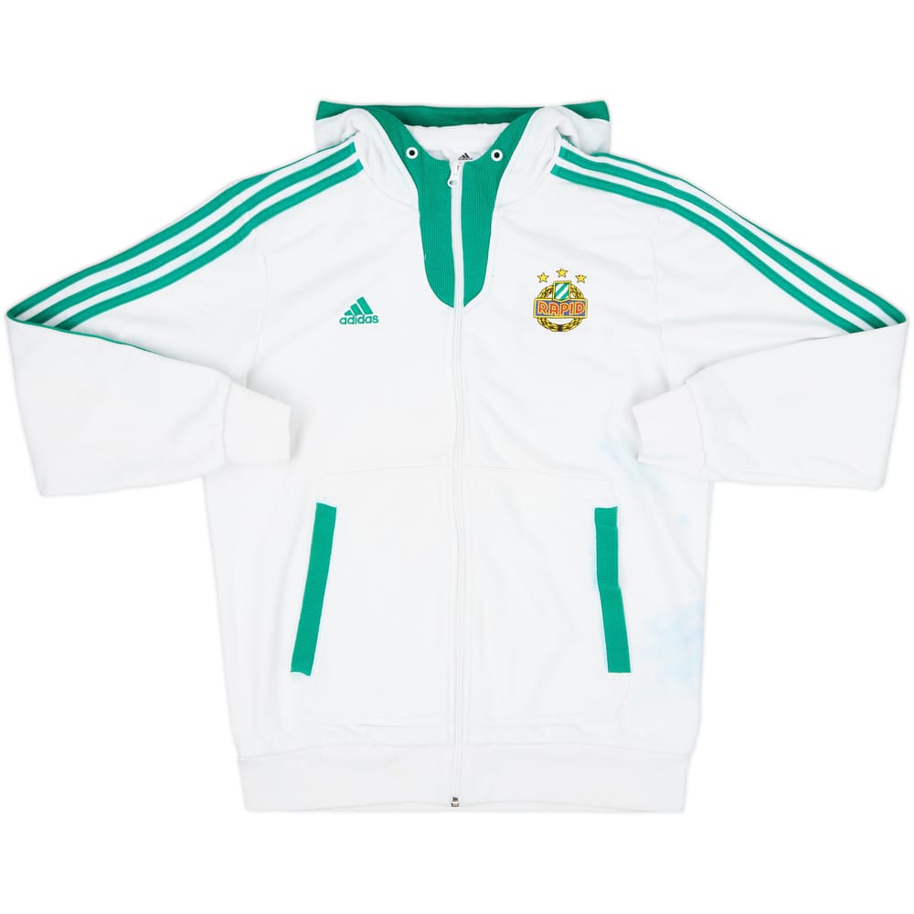 2013-14 Rapid Vienna adidas Hooded Track Jacket - 4/10 - (M)