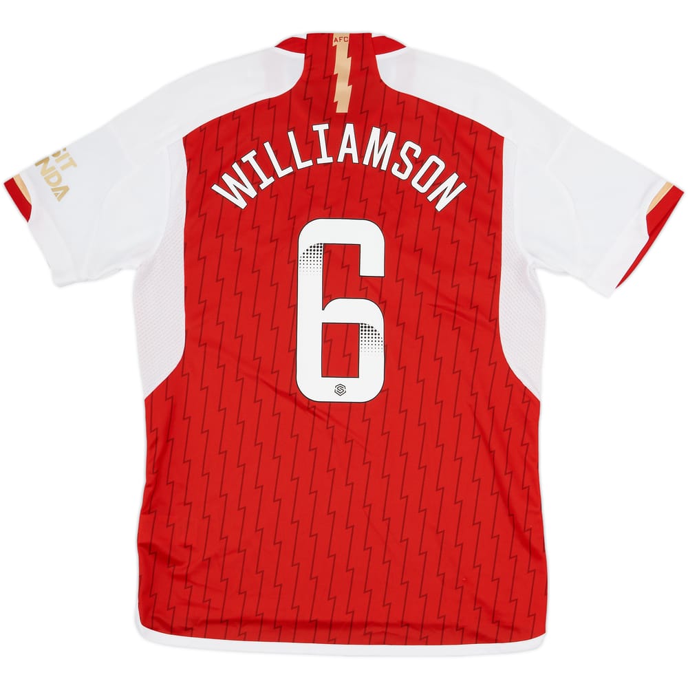 2023-24 Arsenal Home Shirt Williamson #8 - 9/10 - (M)
