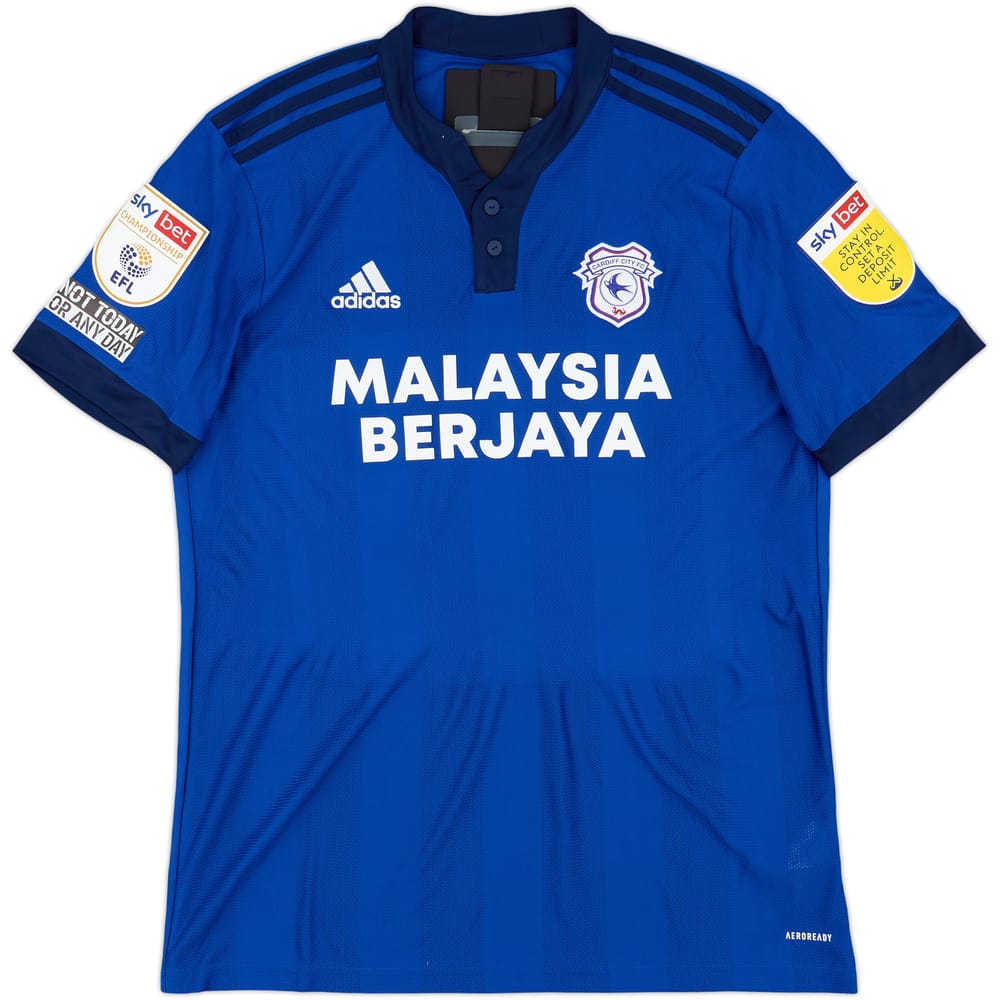 2021-22 Cardiff Player Issue Home Shirt - 10/10 - (L)