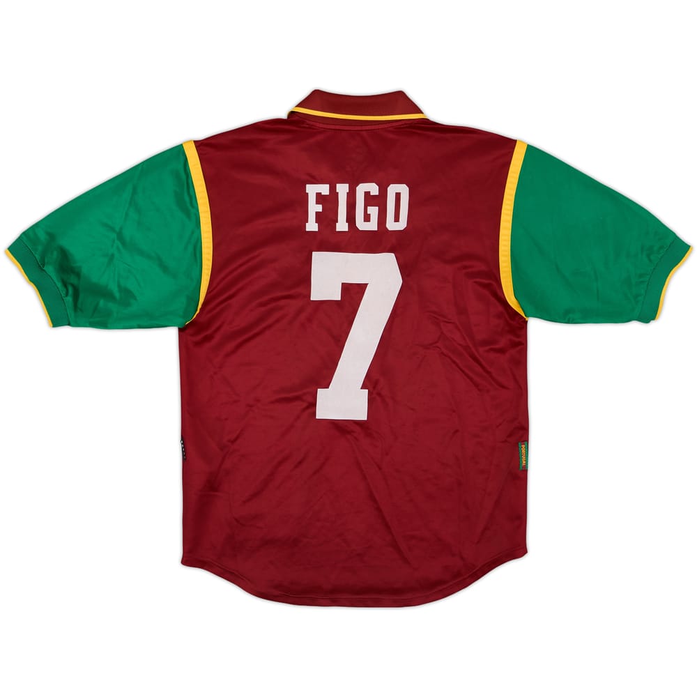 1999-00 Portugal Home Shirt Figo #7 - 8/10 - (XS)