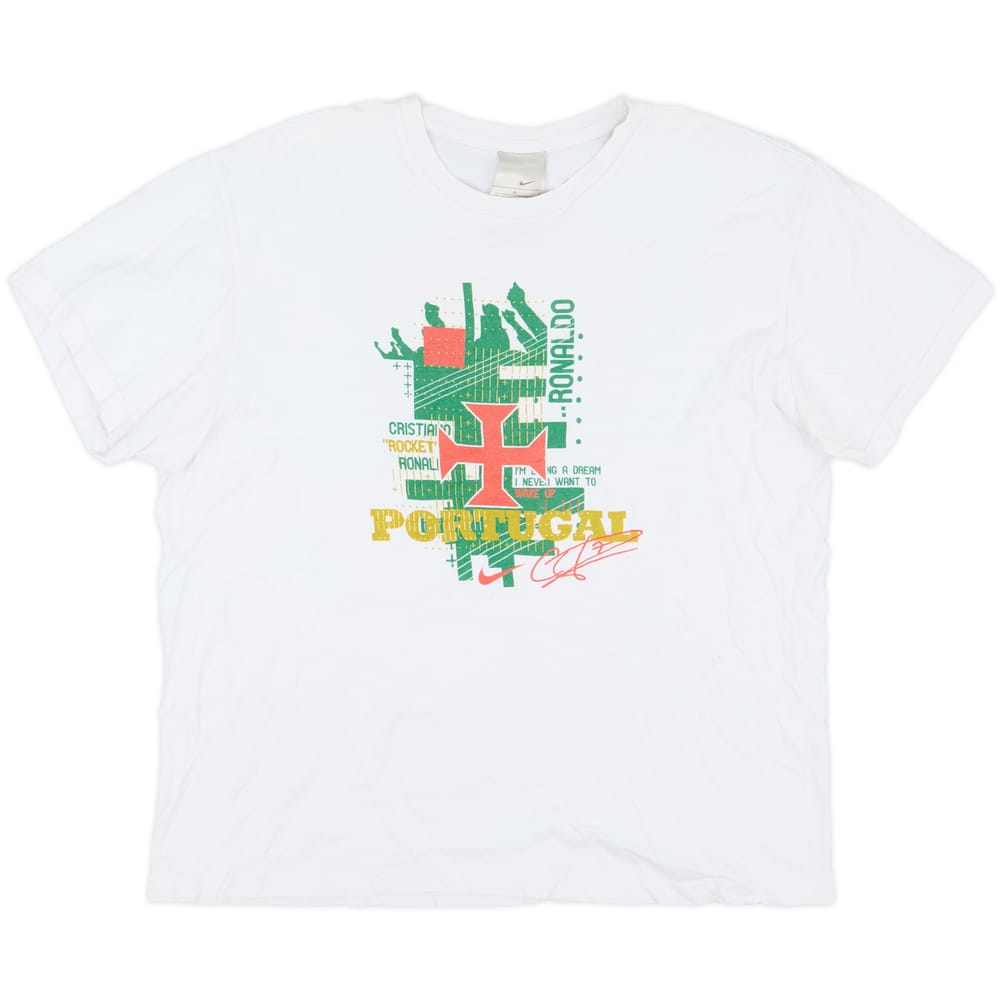 2008-09 Portugal Nike Graphic Tee - 6/10 - (XL)