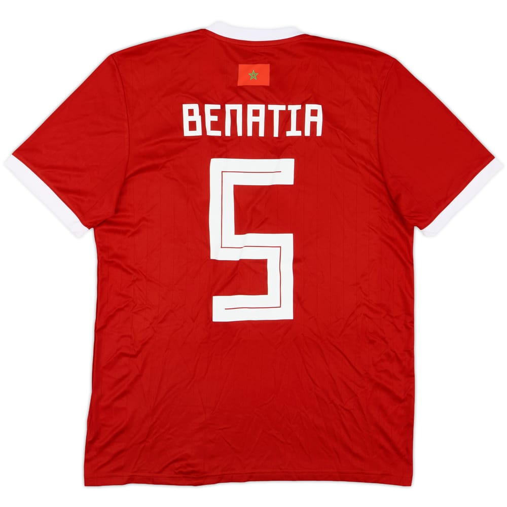 2018-20 Morocco Home Shirt Benatia #5 - 6/10 - (M)