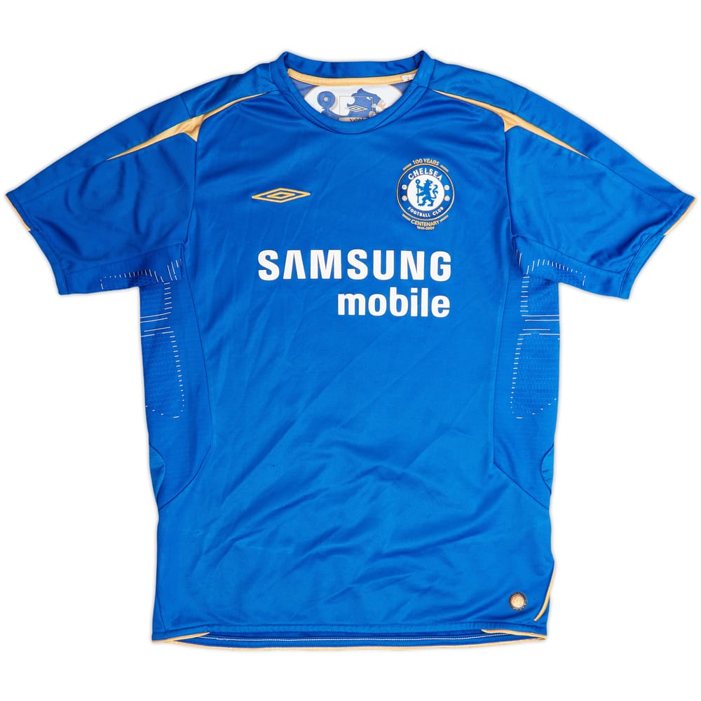 2005-06 Chelsea Centenary Home Shirt - 8/10 - (XL.Boys)