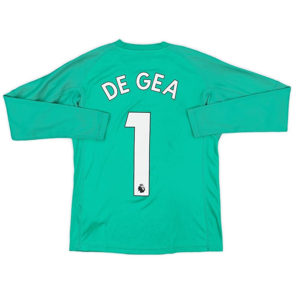 2018-19 Manchester United Home GK Shirt De Gea #1 - 7/10 - (M.Boys)