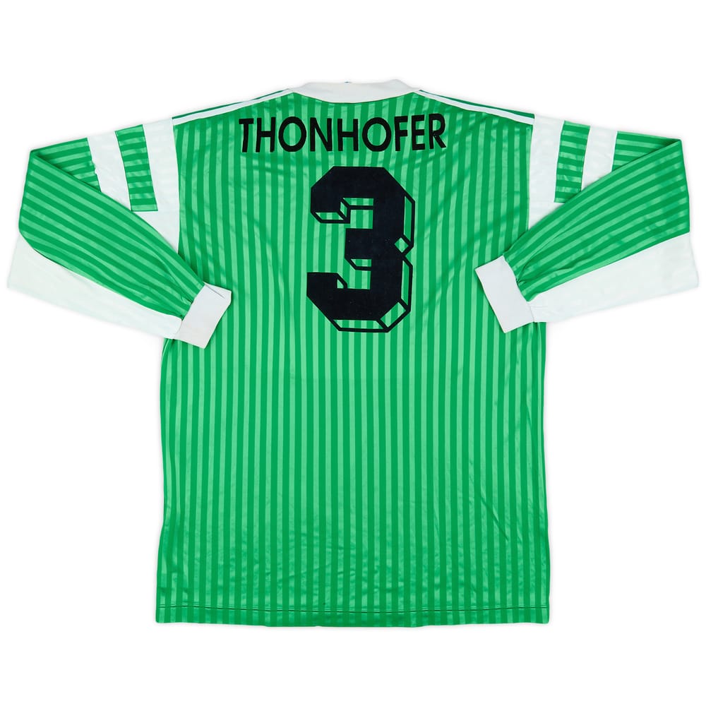 1981-82 DSV Leoben Match Issue Home Shirt Thonhofer #3