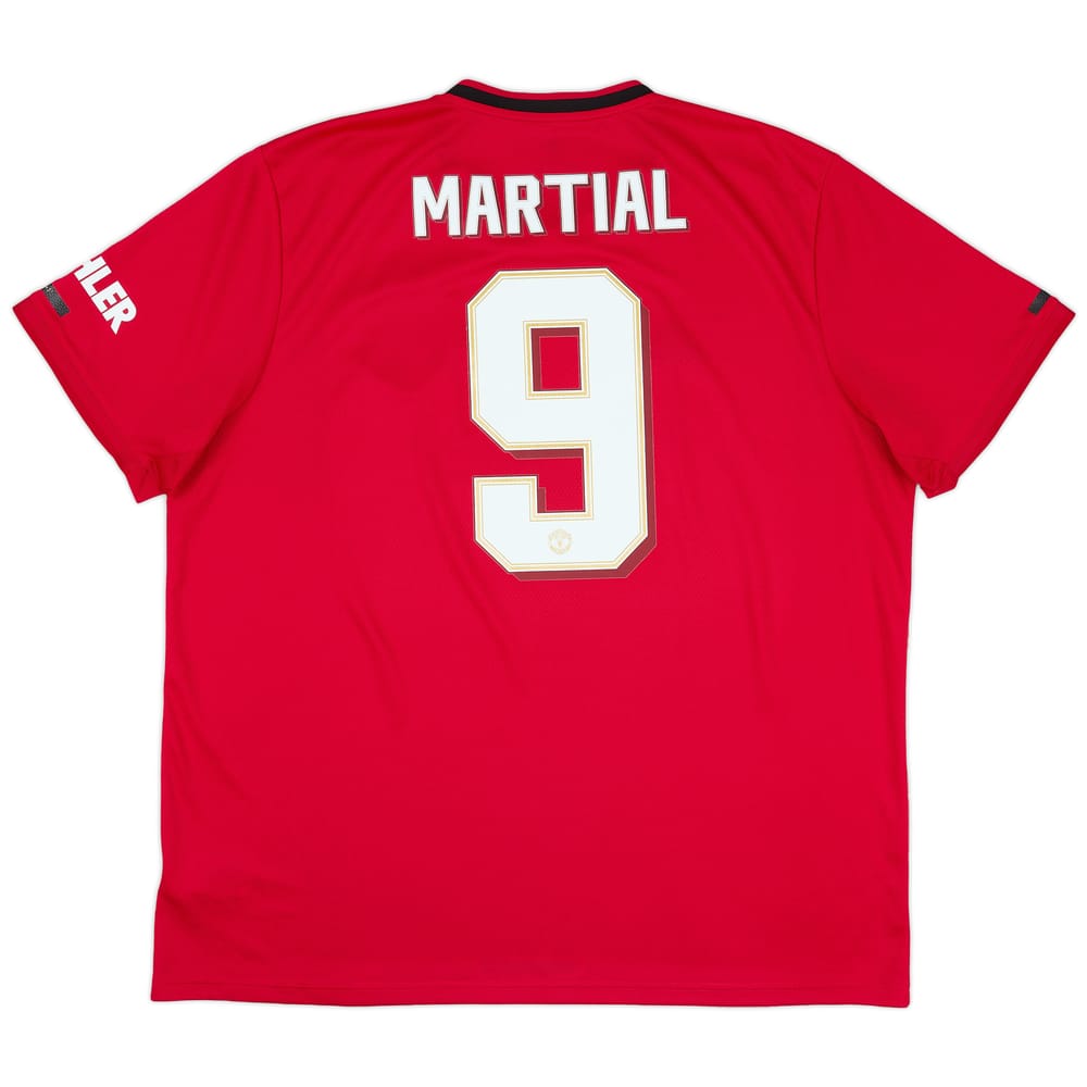 2019-20 Manchester United Home Shirt Martial #9 - 9/10 - (XXL)