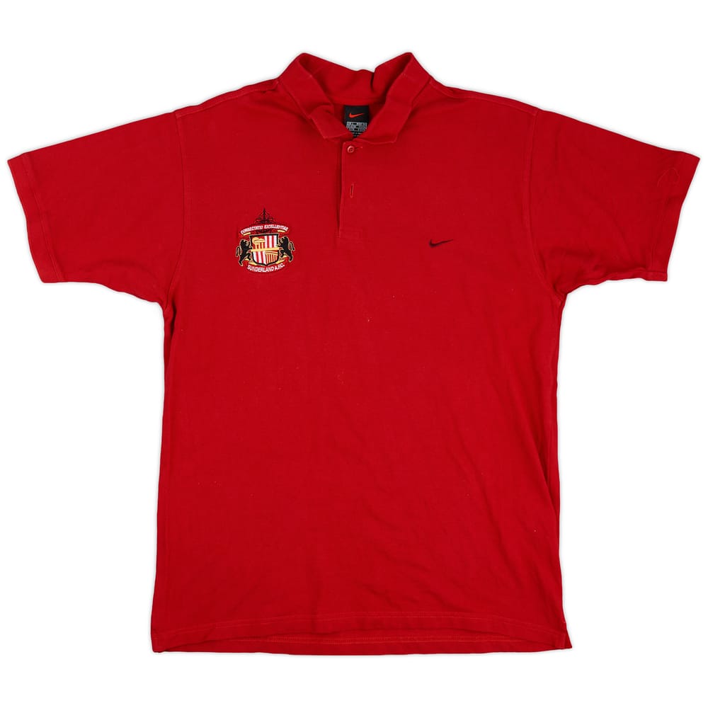 2003-04 Sunderland Nike Polo Shirt - 9/10 - (L)