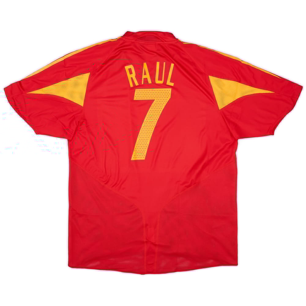2004-06 Spain Home Shirt Raul #7 (XL)