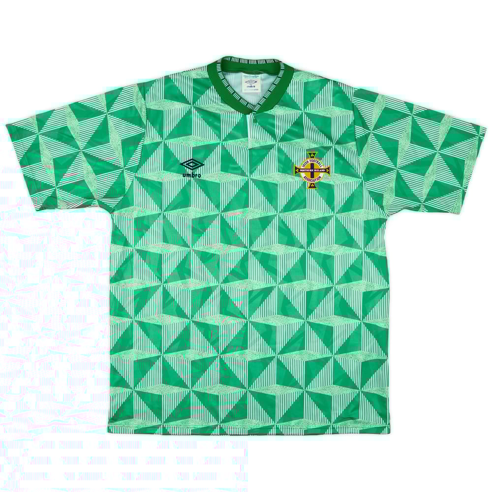 1990-92 Northern Ireland Home Shirt - 9/10 - (XL)