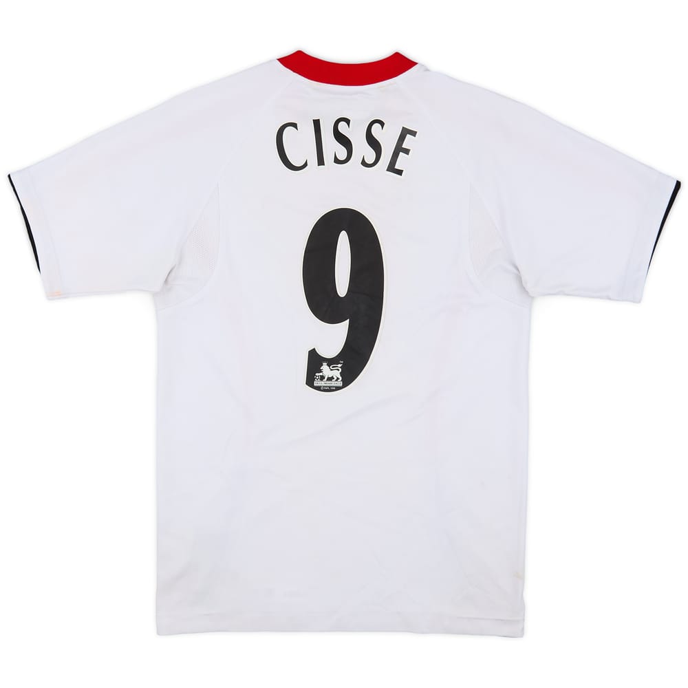 2005-06 Liverpool Away Shirt Cisse #9 - 6/10 - (XS)