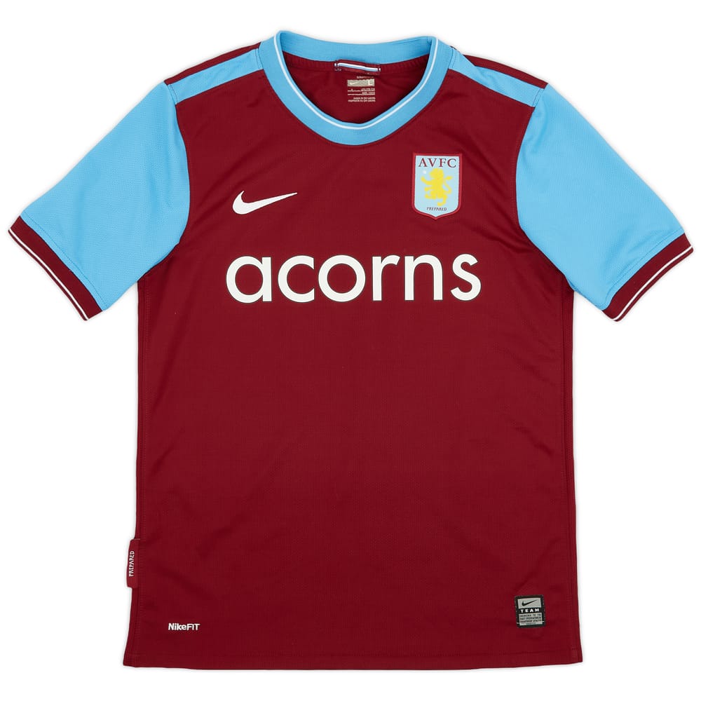 2009-10 Aston Villa Home Shirt - 8/10 - (L.Boys)